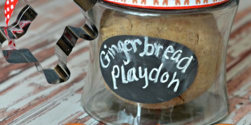 Homemade Gingerbread Play Dough