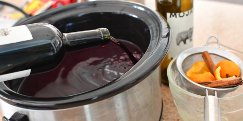 Serve Mulled Wine in the Crockpot – Best Holiday Adult Beverage!