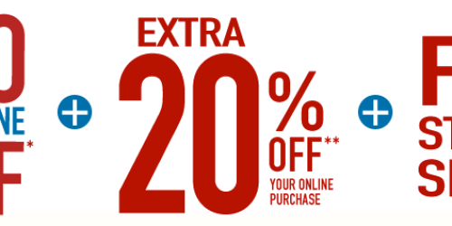 FamousFootwear.com: 20% Off Entire Purchase + Buy 1 Get 1 50% Off Sale + FREE Shipping (Today Only!)