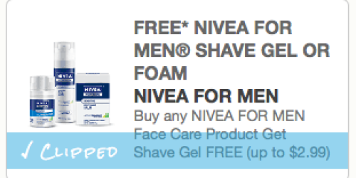 Rare Buy 1 Nivea Men Face Care Product, Get 1 Free Nivea Shave Gel Coupon + Upcoming CVS Scenario