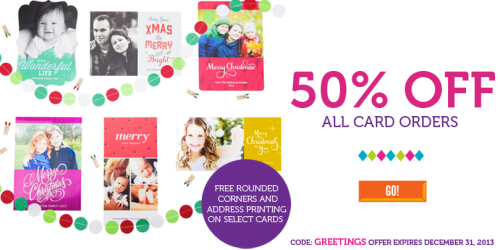 Great Deal on Holiday Greeting Cards (50% Off!)