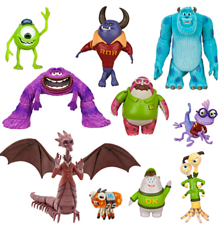 monsters university deluxe action figure set