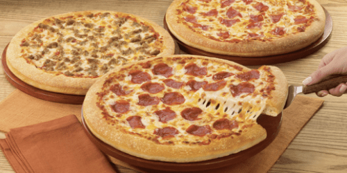 Pizza Hut: Medium 3-Topping Pizzas $5.99 Each, Large 3-Topping Pizza $7.99 + More