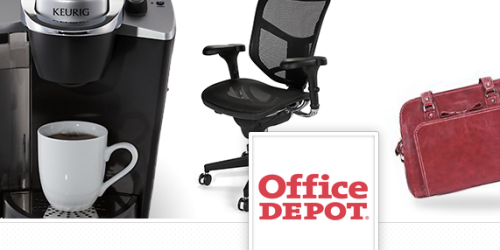 Office Depot: $10 Off $30 In-Store Coupon (Facebook) + Free $5 Gift Card Via the Wrapp App
