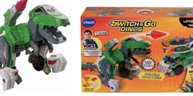 Amazon: VTech Switch & Go Dinos – Jagger The T-Rex Dinosaur Only $31.49 (Biggest Price Drop!)