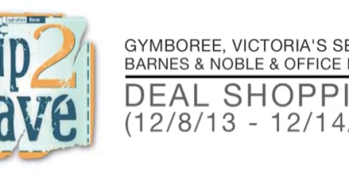 New Video: Deal Shopping at Gymboree, Victoria’s Secret, Barnes & Noble, & Office Depot (12/8-12/14)