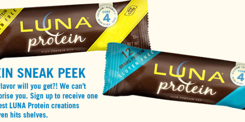 FREE Luna Protein Bar (Must Follow on Twitter)