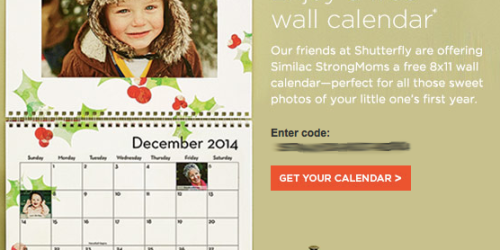 Similac StrongMoms Members: Possible Free Shutterfly Wall Calendar – Just Pay Shipping (Check Your Inbox)