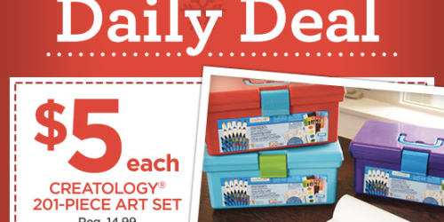 Michaels: Creatology 201-Piece Art Set Only $5 (reg. $14.99!) Today Only + 70% Off Holiday Decor