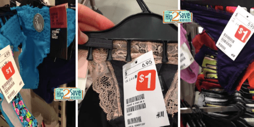 H&M: Panties on Clearance for Only $1 In-Store (+ FREE $6 H&M Gift Card Still Available!)