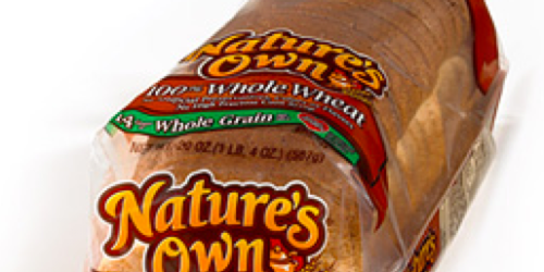 Rare $0.55/1 Nature’s Own Bread Coupon (Reset?) = Possibly Only $0.45 for a Loaf at Dollar Tree