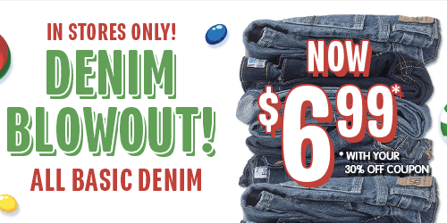 The Children’s Place: $6.99 Basic Denim In-Stores Only (+ Free $20 Shutterfly Coupon w/ $20 Retail Purchase!)