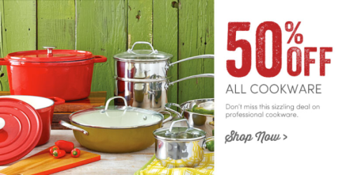 World Market: 50% Off Cookware – Today Only (Valid In-Store & Online) + Extra 25% Off Online Orders