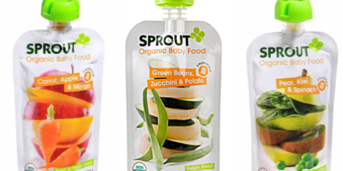 Rare $1/3 Sprout Organic Baby Food Pouch Coupon
