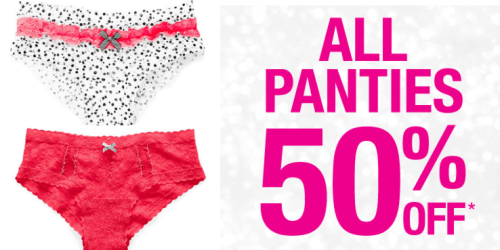 Victoria’s Secret: 50% Off ALL Panties & VS Fantasies Products (In-Store Only – Starts Tomorrow!)