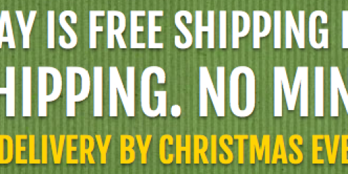 FREE Shipping Day (No Minimum!) + Last Day for Guaranteed Delivery by Christmas Eve