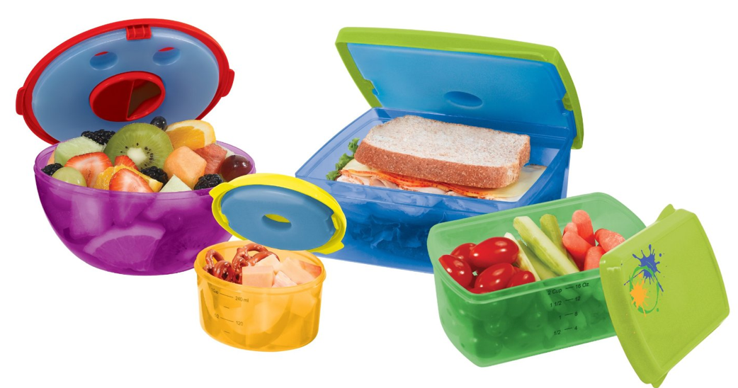 Amazon Kids' Healthy Lunch Reusable Container Kit Only 12.23