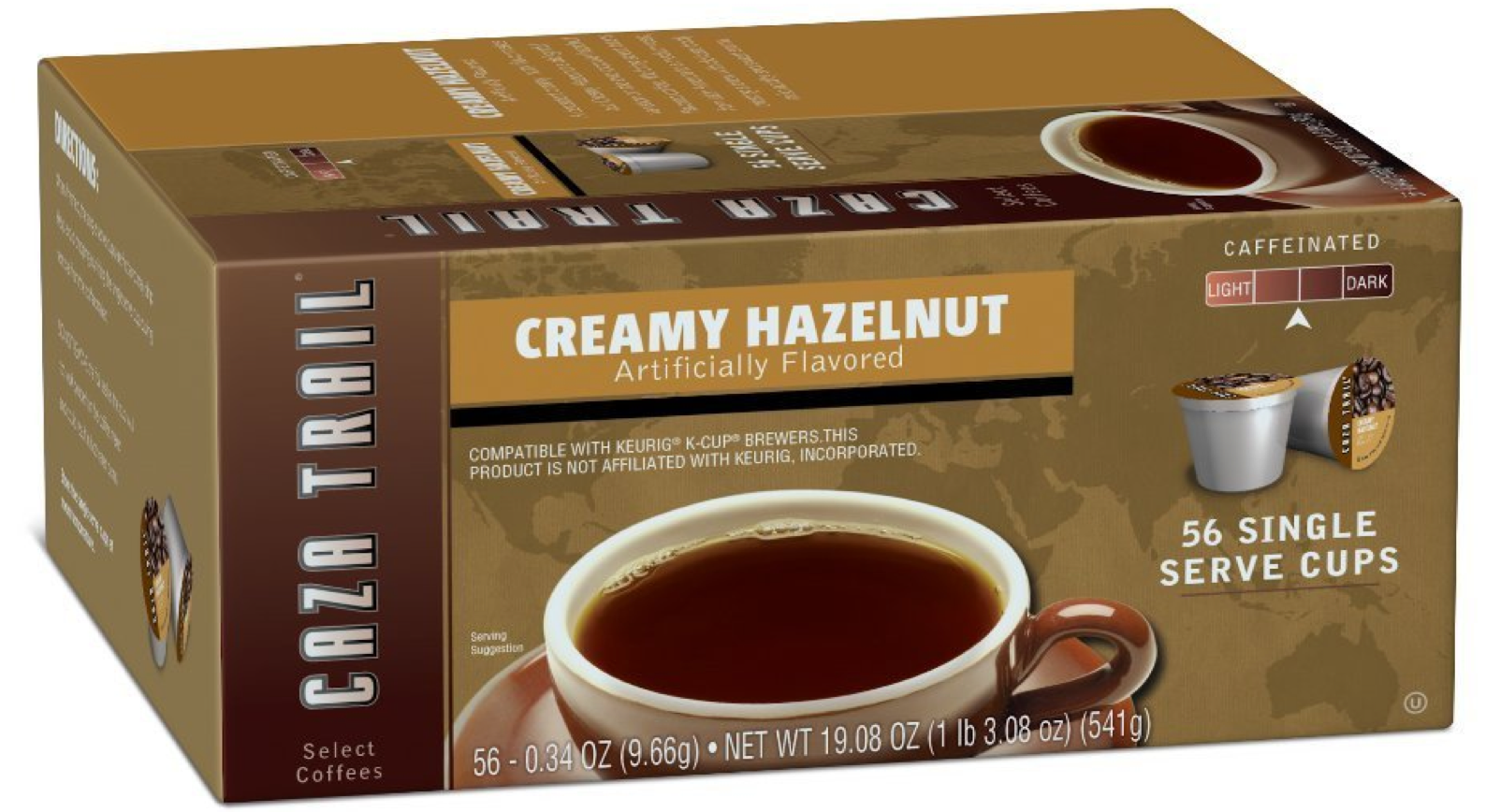 Amazon 56 Caza Trail Hazelnut KCups Only 18.31 Shipped (= Just 0.33
