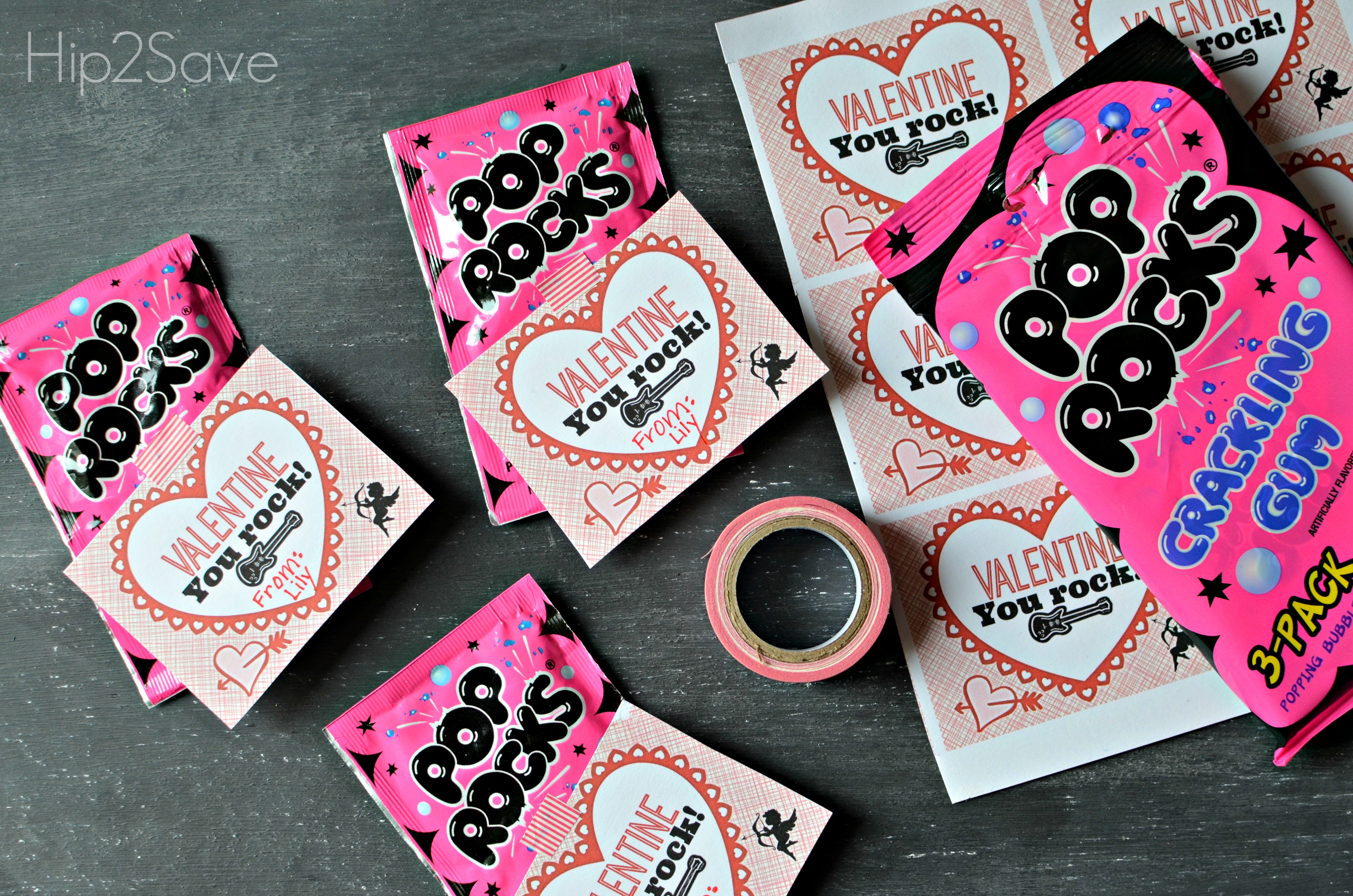 Pop Rocks Valentine S Day Cards Free Printables Easy Affordable Classroom Valentines Hip2save