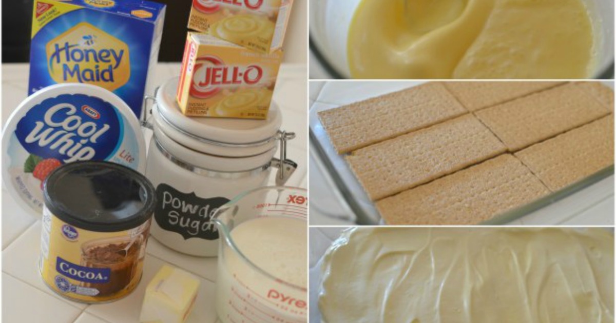 easy graham cracker eclair cake recipe – ingredients and recipe process