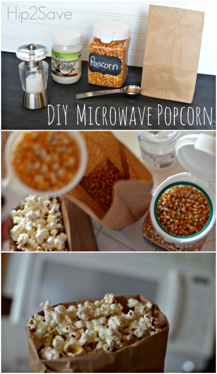How to make Microwave Popcorn Hip2Save