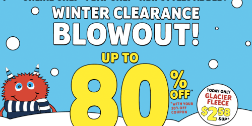 The Children’s Place: 20% Off + FREE Shipping on ANY Order = Great Deals on Glacier Fleece Items
