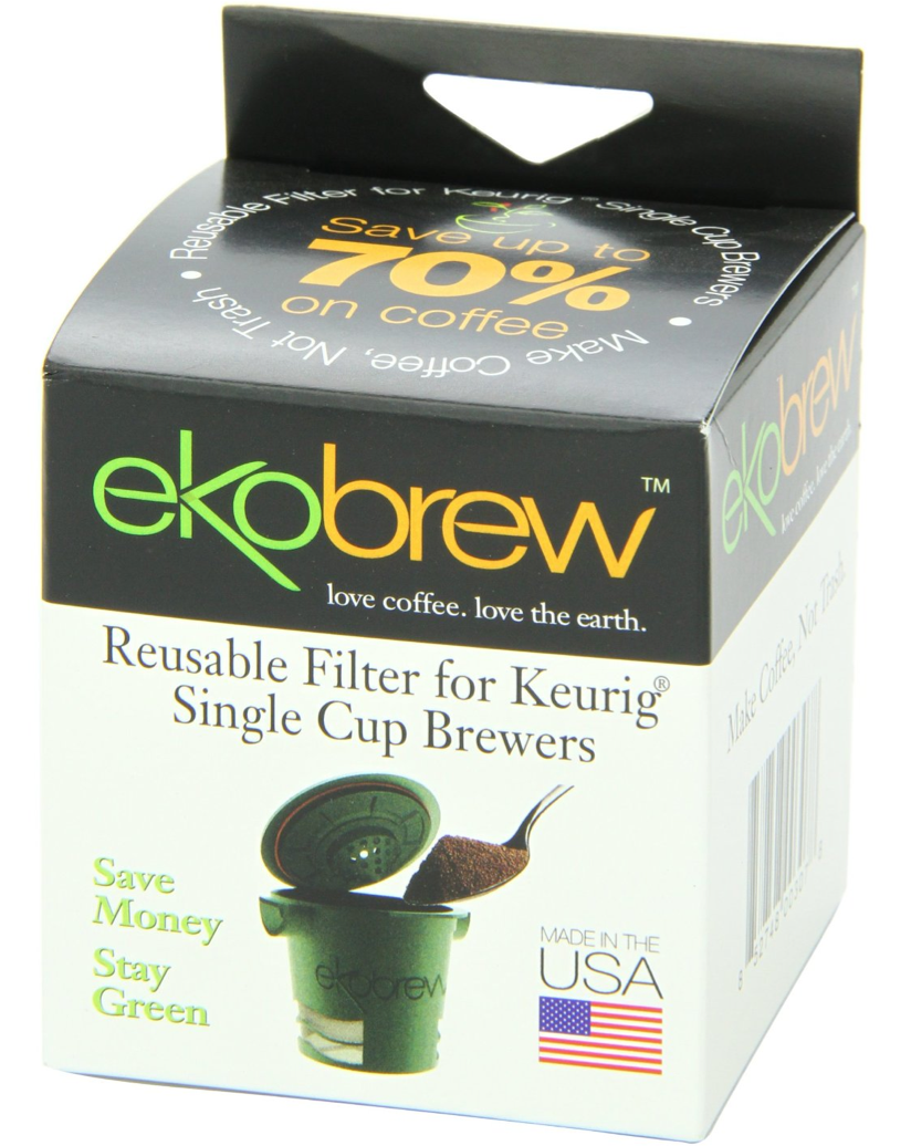 Amazon Ekobrew Refillable Cup for Keurig Brewers + 8 KCups & Kind