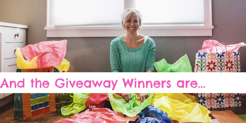 And the Giveaway Winners Are…