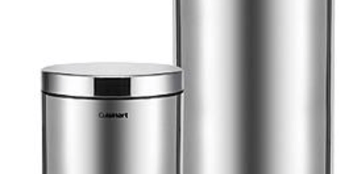 Sears.com: Cuisinart 30 Liter Stainless Steel Step Can (+ 5 Liter Bonus Can) Only $29.97 – Reg. $99.99