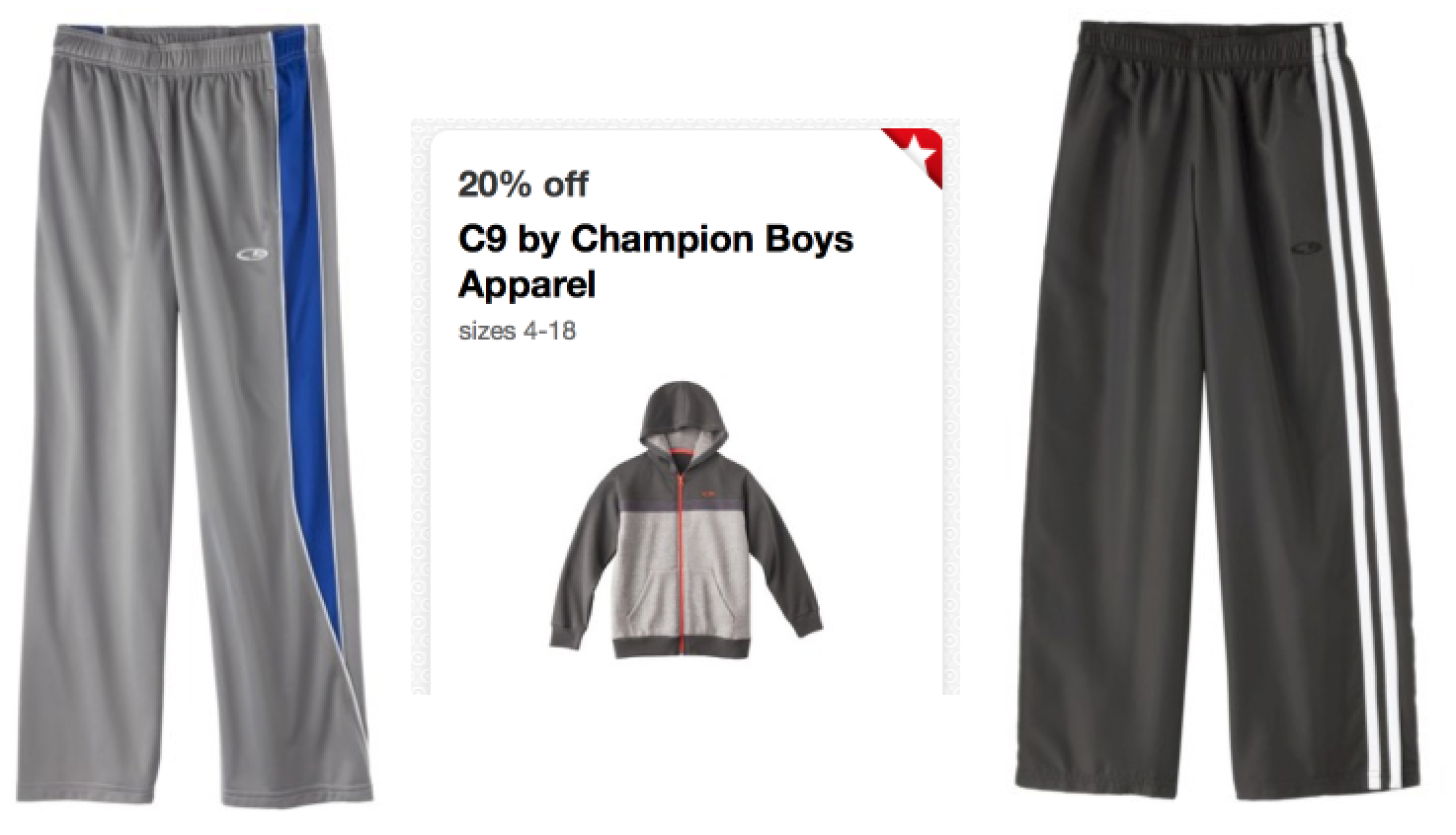 Target: Boys C9 by Champion Track Pants 