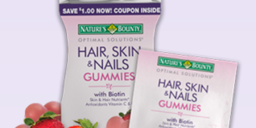 FREE Nature’s Bounty Optimal Solutions Hair, Skin, & Nails Gummies Sample