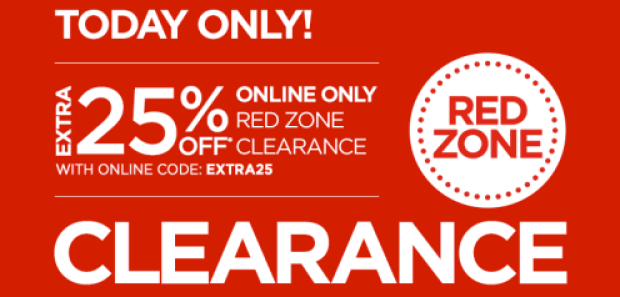 JCPenney.com: Extra 25% Off Red Zone Clearance Items = Great Deals on Nike  + More (Today & Online Only!)