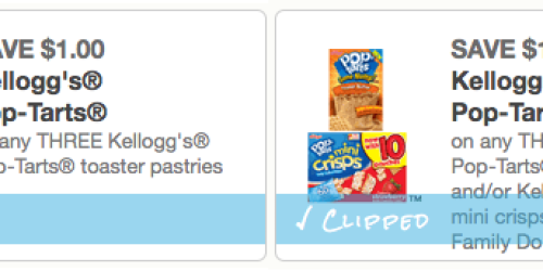$1/3 Kellogg’s Pop-Tarts Coupons Still Available = Nice Deals at Walgreens, CVS and Rite Aid
