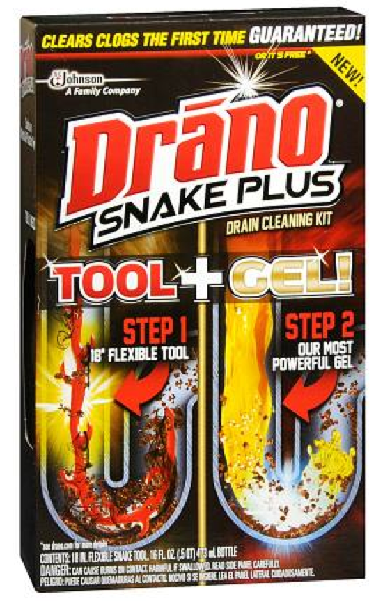 Drano Snake Plus Drain Cleaning Tool GEL Kit 1ct for sale online