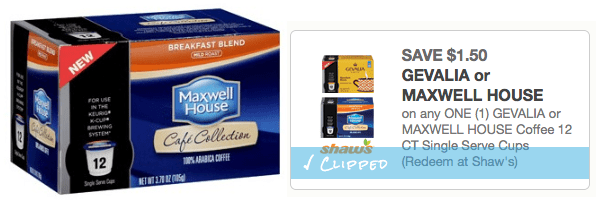 High Value $1.50/1 Maxwell House K-Cups Coupon = Only 25¢ Per K-Cup at ...