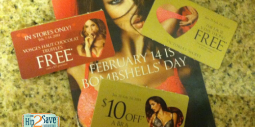 Victoria’s Secret: Possible Free Lacie V-Day Thong, $10 Off Bra & FREE Chocolate Truffles (Check Your Mailbox!)