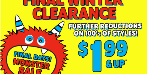 The Children’s Place: Monster Sale + Extra 20% Off AND Free Shipping on ALL Orders