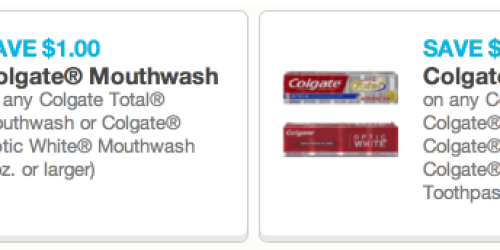 2 New Colgate Coupons = Great Deal Scenario at Target (+ FREE Toothpaste at CVS Starting 1/26!)
