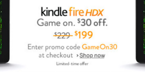 Amazon: $30 Off ANY Kindle Fire HDX = Kindle Fire HDX 7″ Only $199 Shipped (Regularly $229!)