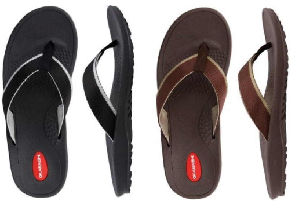 Okabashi Marina Flip Flops Medium  6575 BM US BlackSilver   Amazonca Clothing Shoes  Accessories