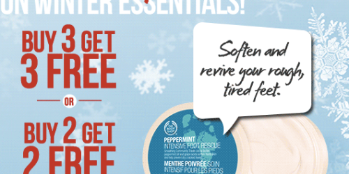 The Body Shop: Buy 2 Get 2 Free Sale + Up to 70% Off Select Items + FREE Shipping (No Minimum)