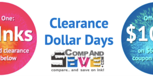 CompAndSave.com: $1 Sale on Select Ink Cartridges (Save on HP, Brother, Canon, Lexmark, Kodak, + More!)