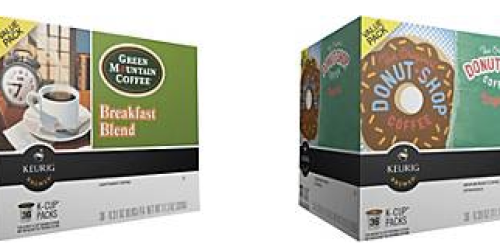 Staples.com: Great Deals on Green Mountain Breakfast Blend or Donut Shop K-Cups (Today Only)