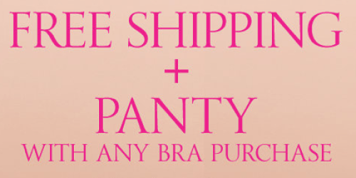 Victoria’s Secret: FREE Shipping and FREE Panty with ANY Bra Purchase (Through 1/26) + More