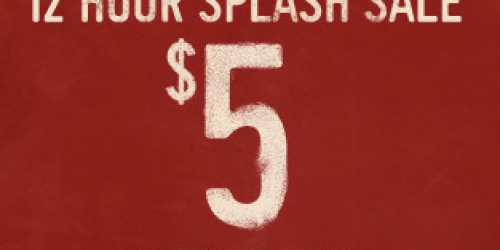Hollister.com: $5 Splash Sale – Regularly Up to $29.95 (Ends Tonight!)