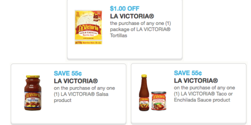 New La Victoria Product Coupons: $1/1 Tortillas + Save on Salsa and Taco or Enchilada Sauce