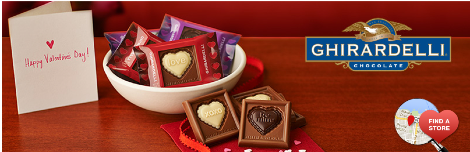New 1/1 Ghirardelli Valentine's Day Item Coupon