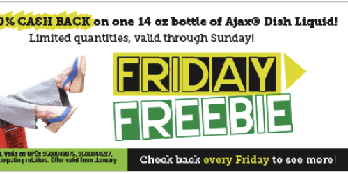 SavingStar: Get 100% Back When You Buy 14 oz. Bottle of Ajax Dish Liquid (Valid 1/24-1/26 Only)