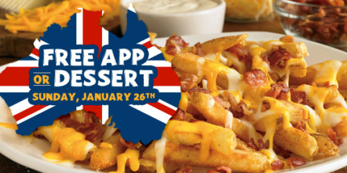 Outback Steakhouse: FREE Appetizer or Dessert (Today Only!)