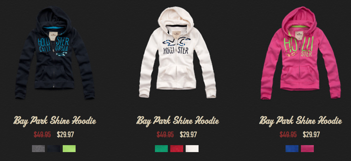 hollister hoodies for teenage girl